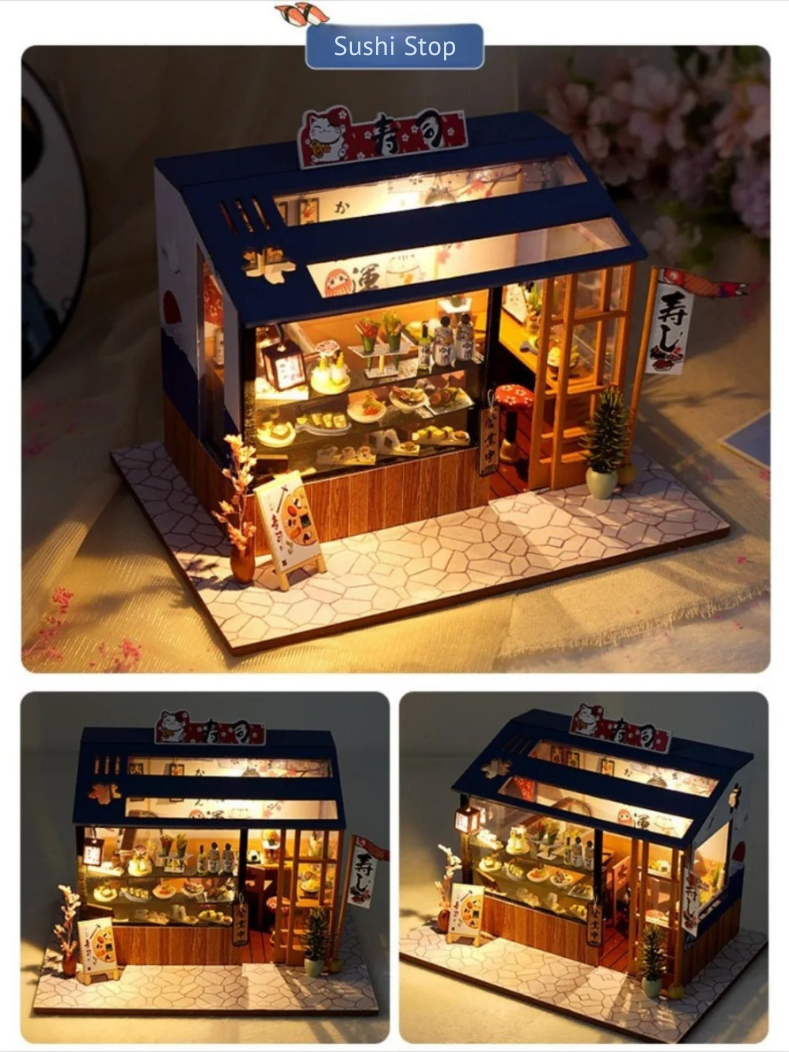 DIY Mini House - Hanami Sushi Stop