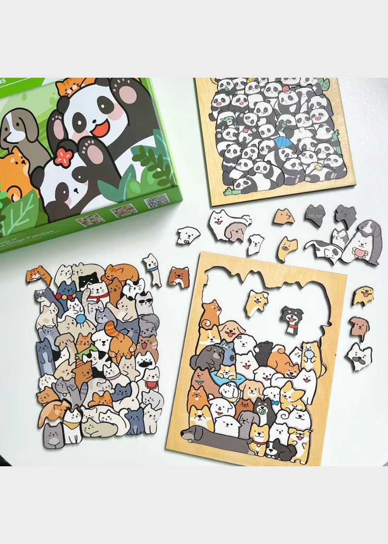 Unique Puzzles - Animal Stacking