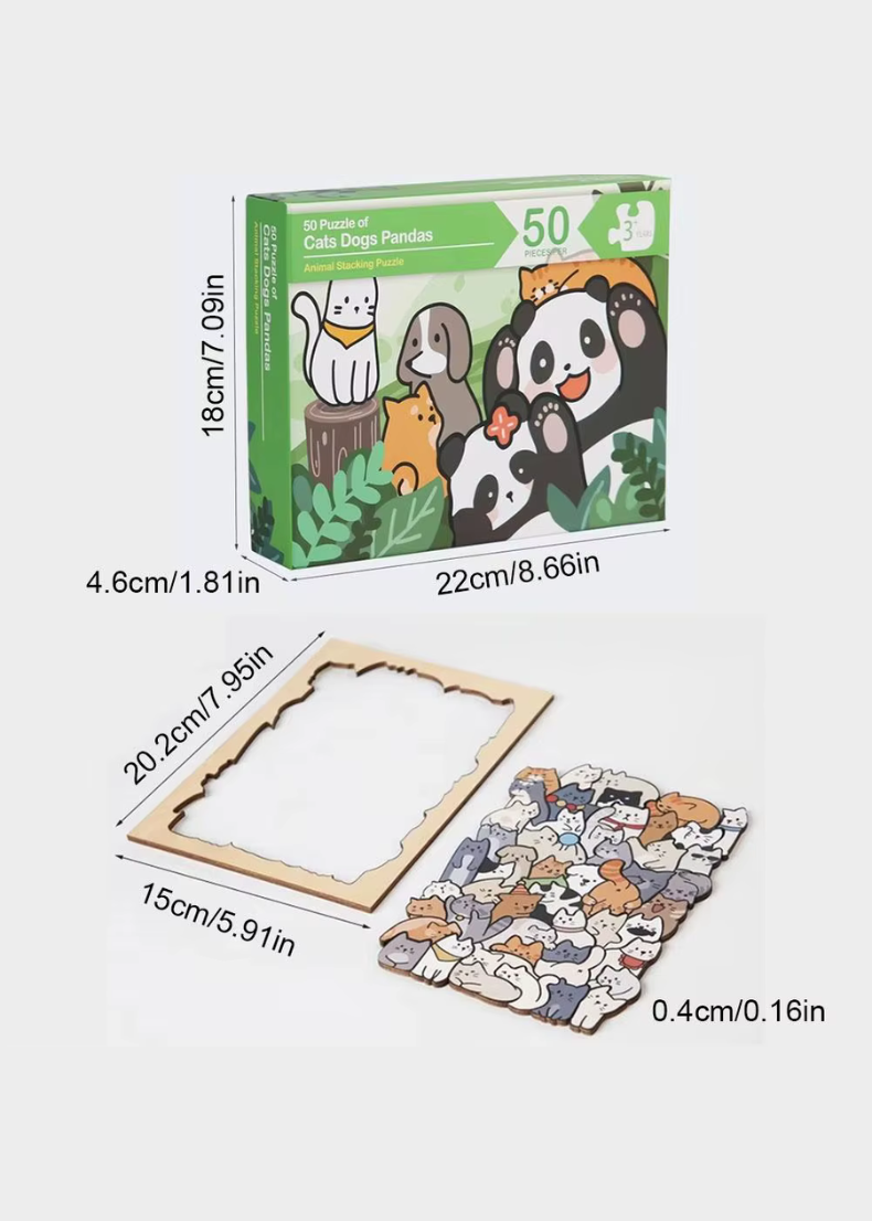 Unique Puzzles - Animal Stacking
