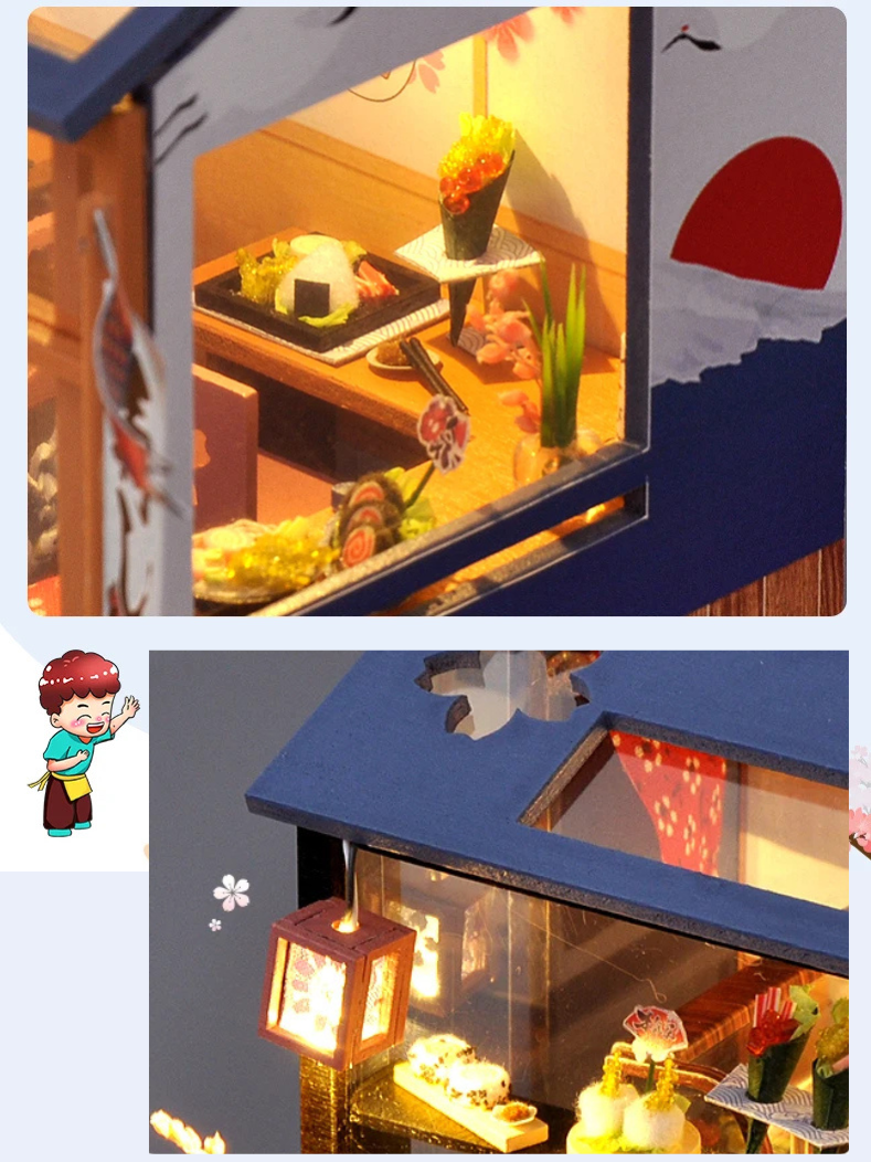 DIY Mini House - Hanami Sushi Stop