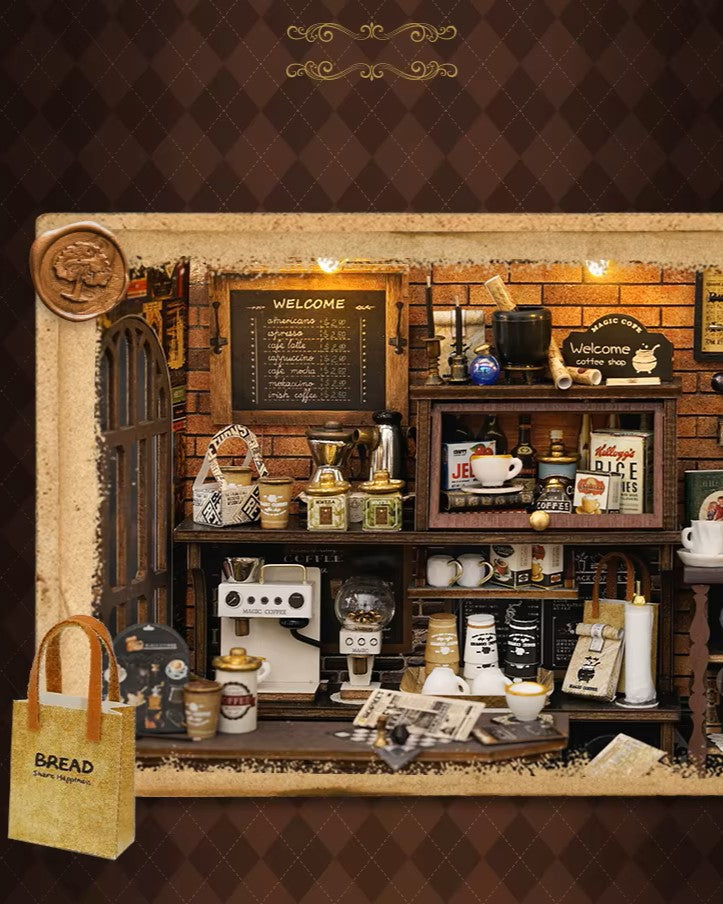 DIY Mini House - Magic Coffee Shop