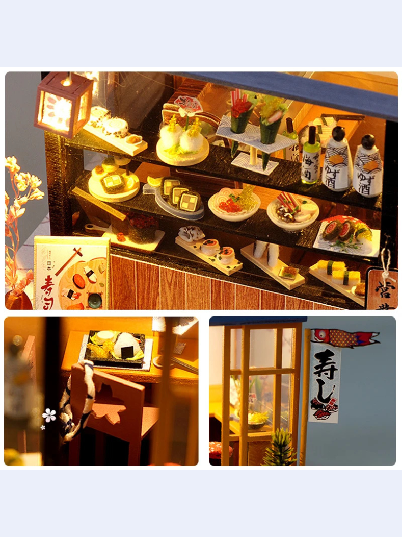 DIY Mini House - Hanami Sushi Stop