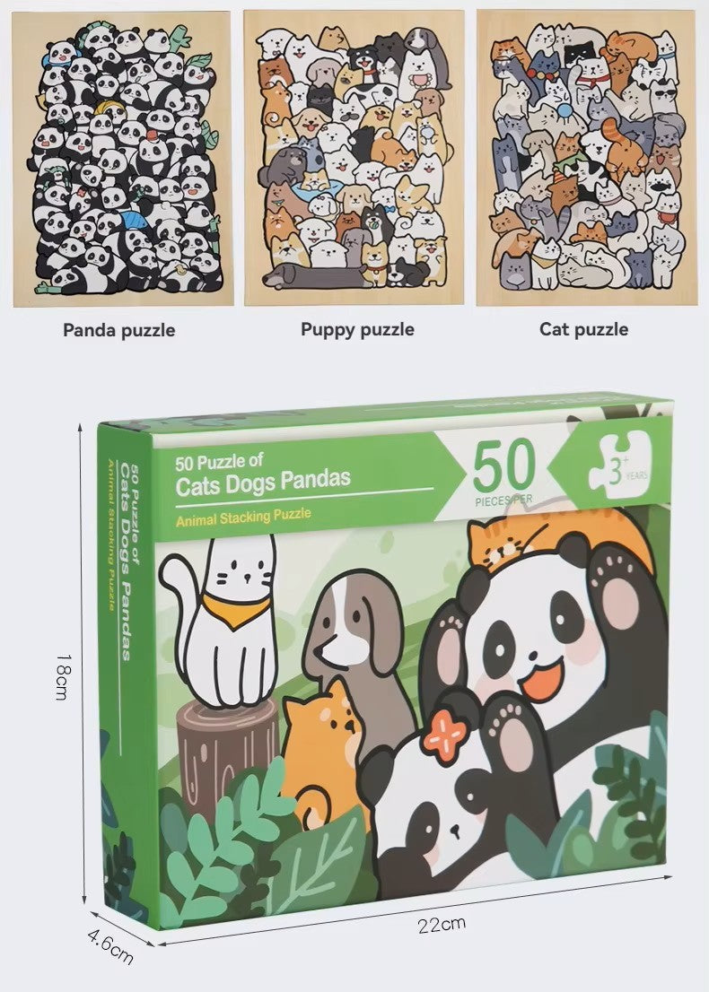 Unique Puzzles - Animal Stacking