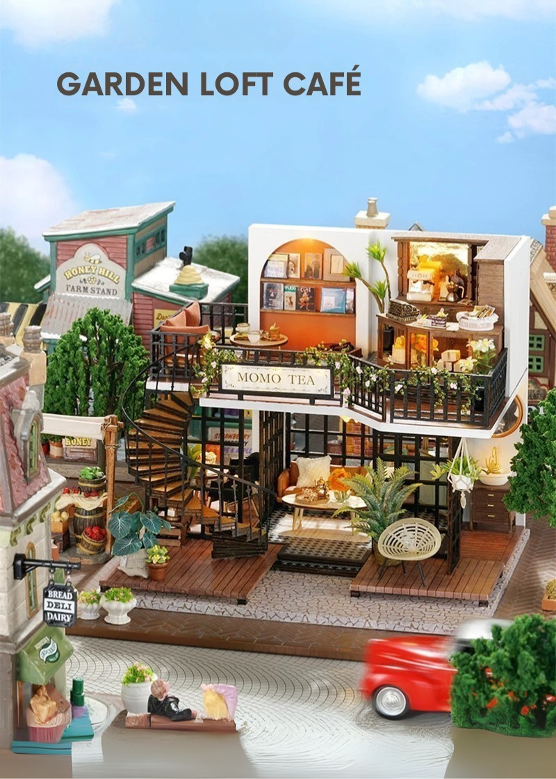 DIY Mini House - Garden Loft Café