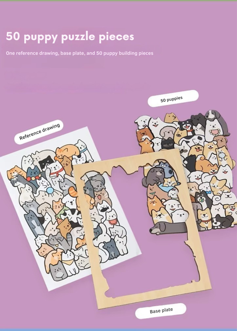 Unique Puzzles - Animal Stacking