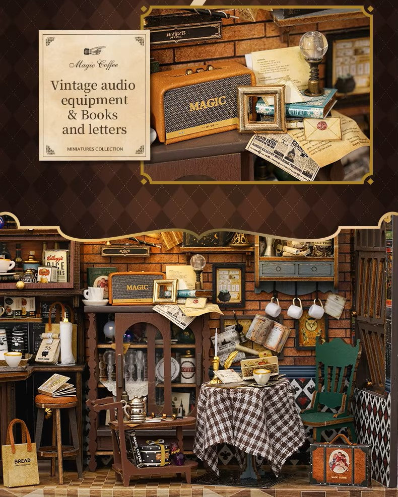 DIY Mini House - Magic Coffee Shop