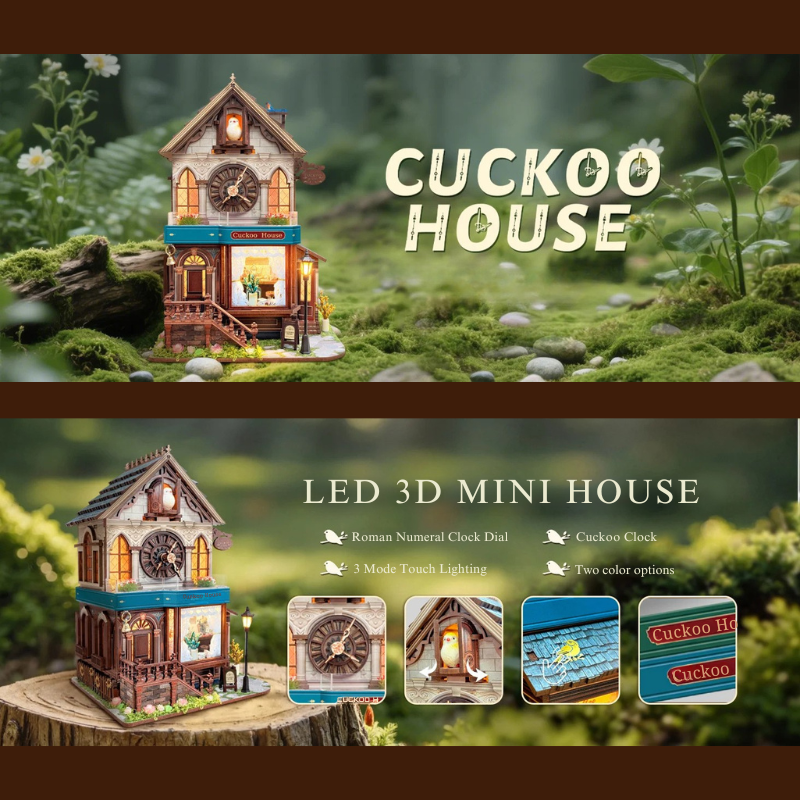 DIY Mini House - Cuckoo Clock House
