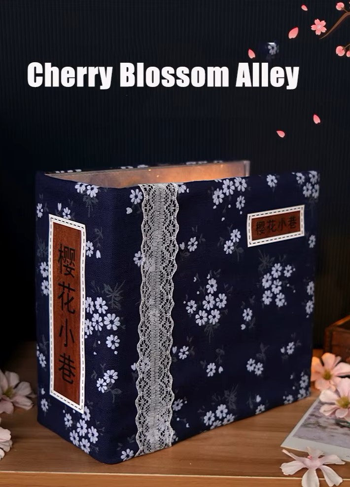DIY Book Nook - Japanese Cherry Blossom Alley