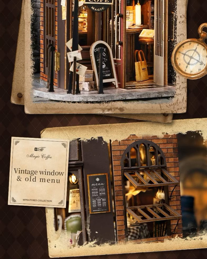 DIY Mini House - Magic Coffee Shop