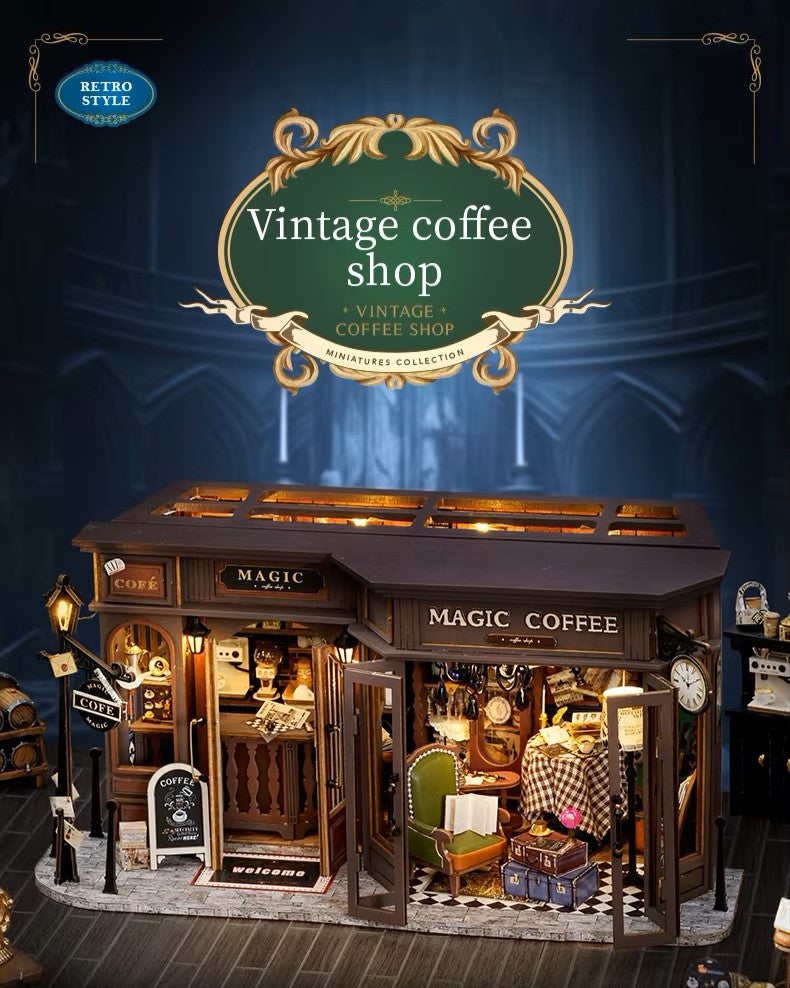 DIY Mini House - Magic Coffee Shop