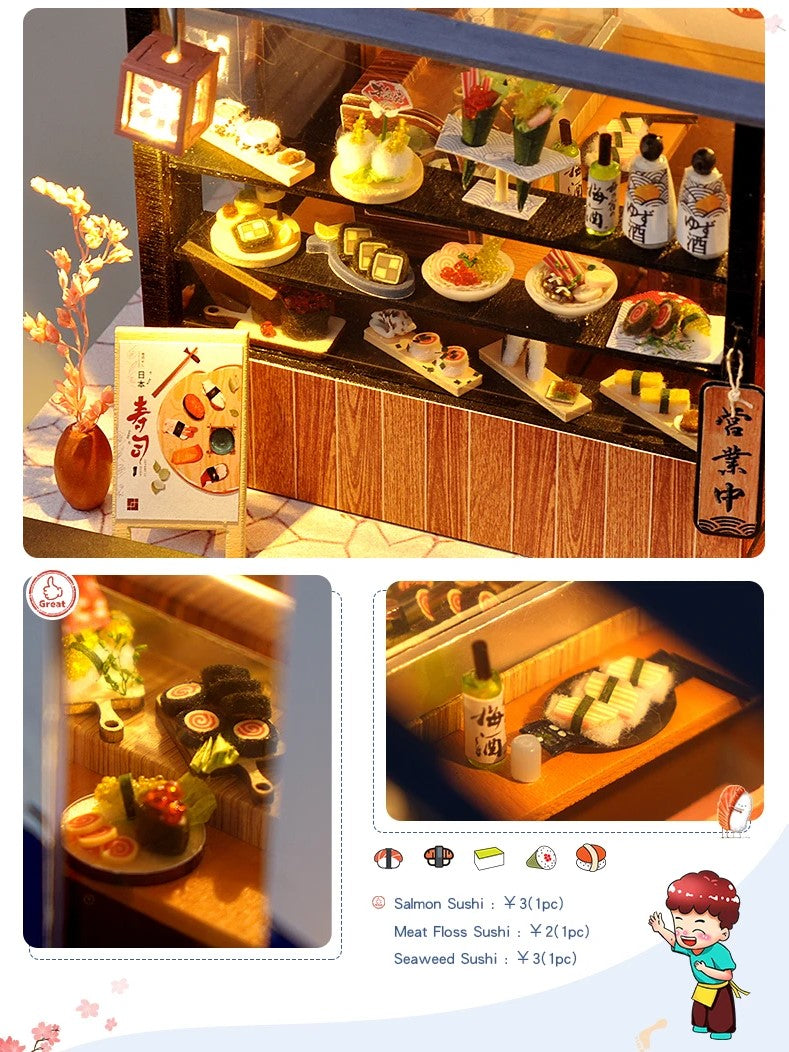 DIY Mini House - Hanami Sushi Stop