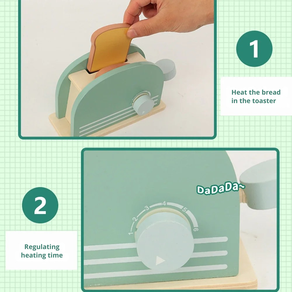 Montessori Toy Set - Toast Making