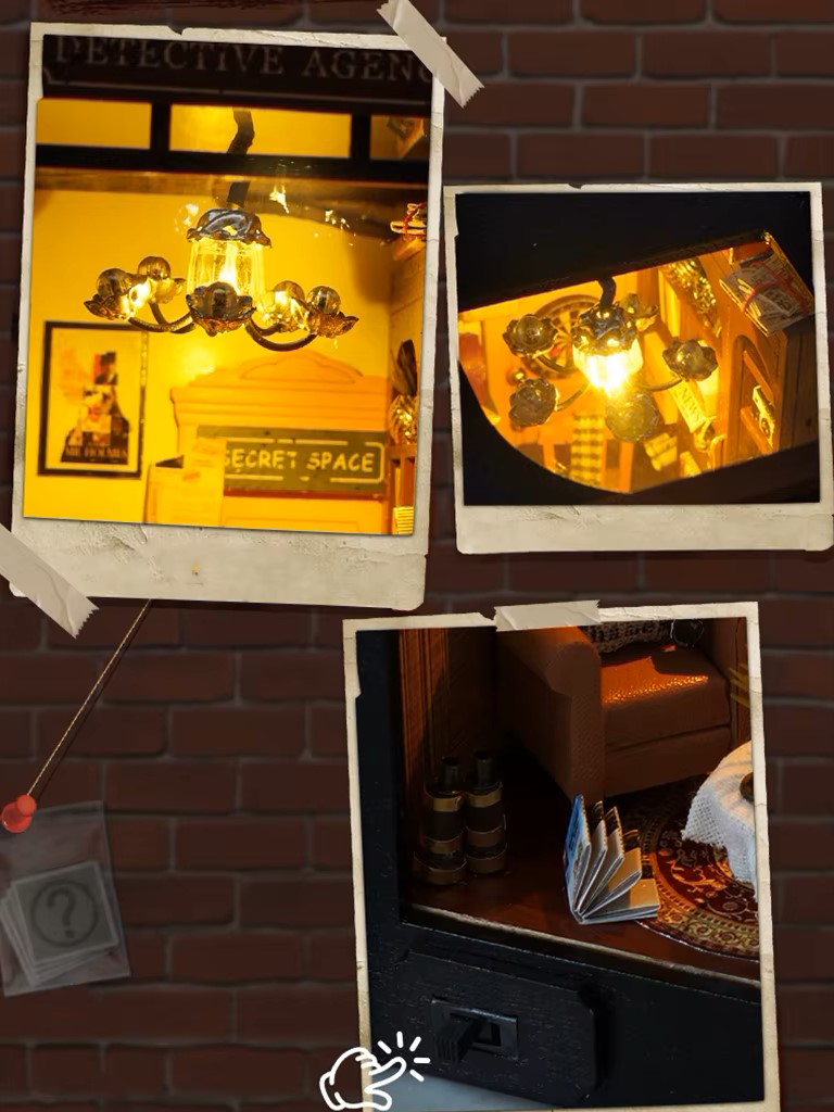 DIY Book Nook - Detective Agency