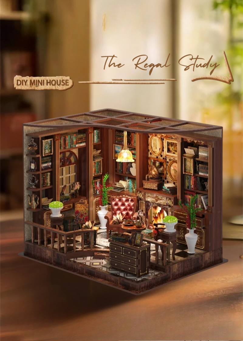 DIY Mini House - Regal Study