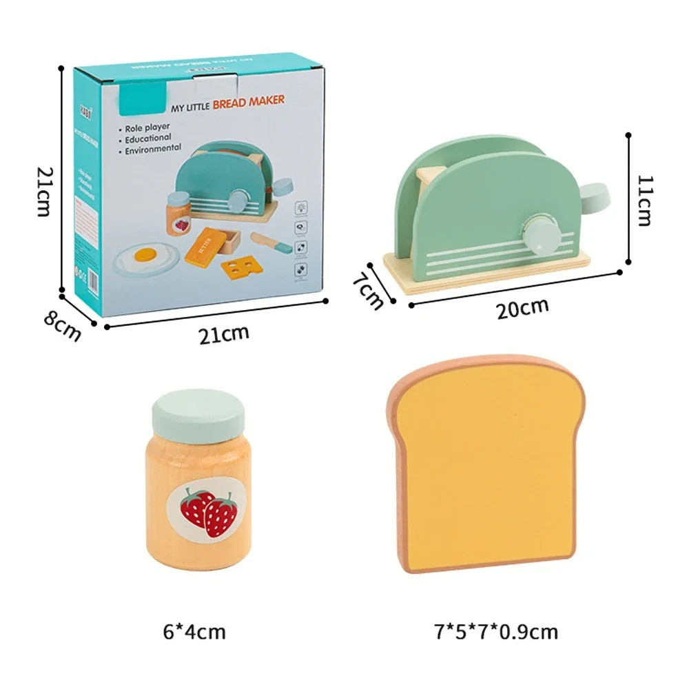 Montessori Toy Set - Toast Making