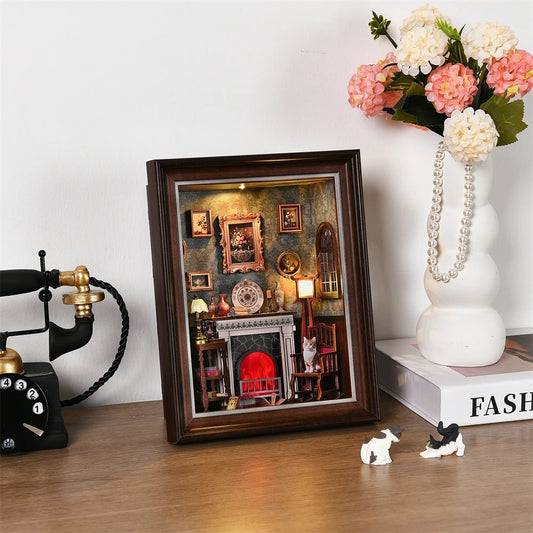 DIY Framed Miniature - Old English Home