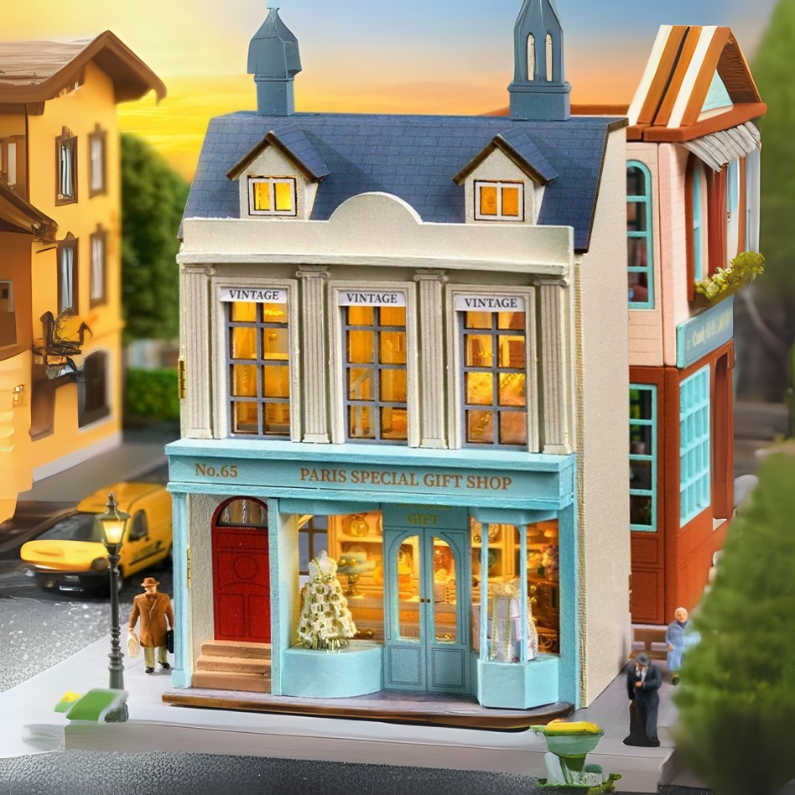 DIY Mini House – Paris Gift Shop