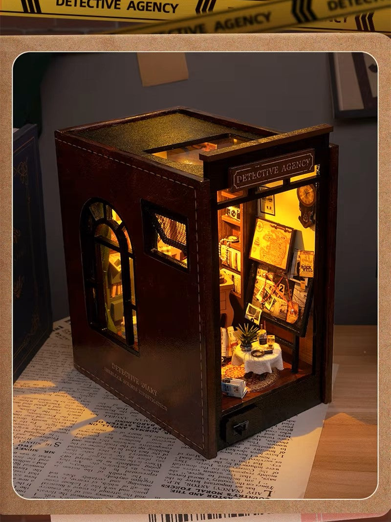 DIY Book Nook - Detective Agency
