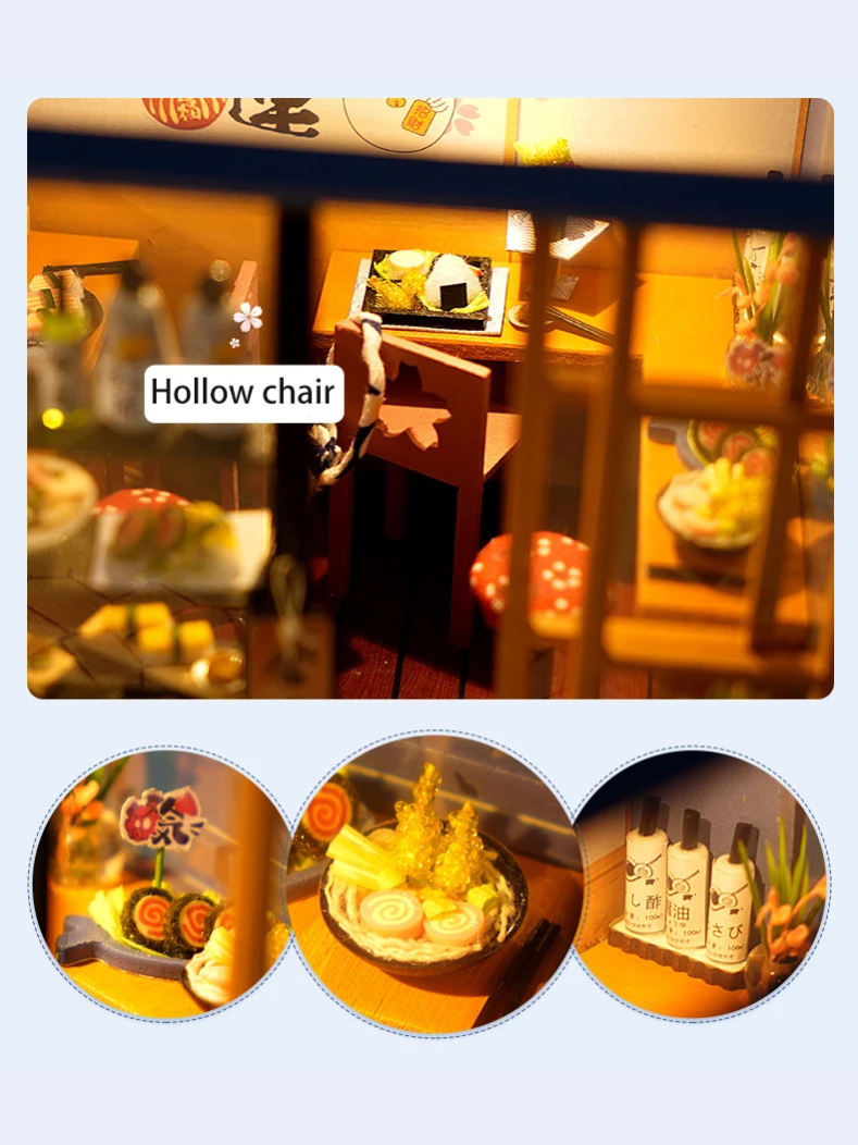 DIY Mini House - Hanami Sushi Stop