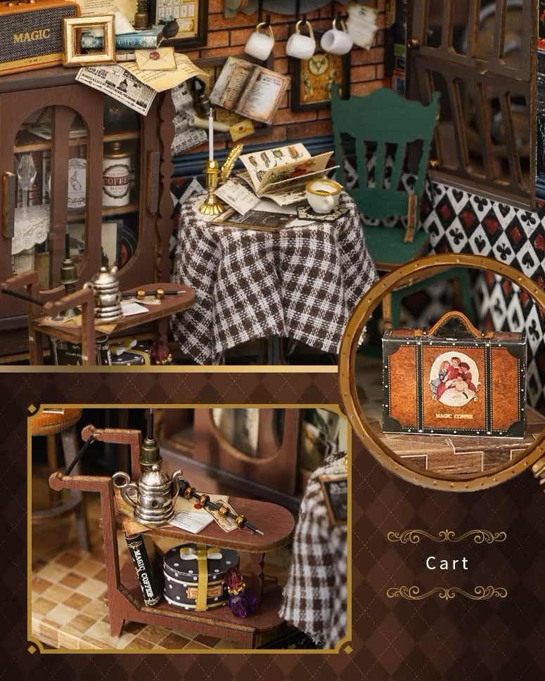 DIY Mini House - Magic Coffee Shop