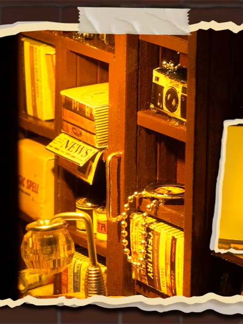 DIY Book Nook - Detective Agency