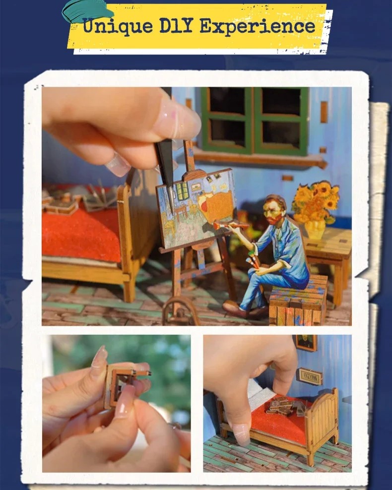 DIY Mini House - Van Gogh's Bedroom