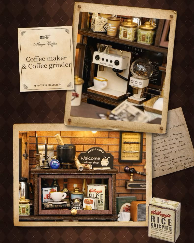 DIY Mini House - Magic Coffee Shop