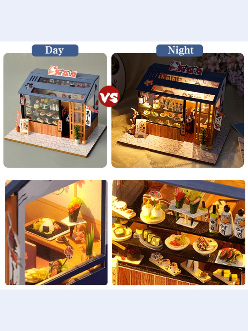 DIY Mini House - Hanami Sushi Stop