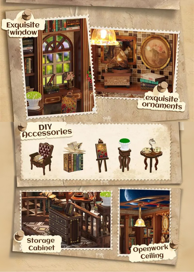 DIY Mini House - Regal Study