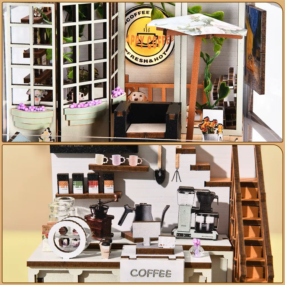 DIY Book Nook - Coffee Garden