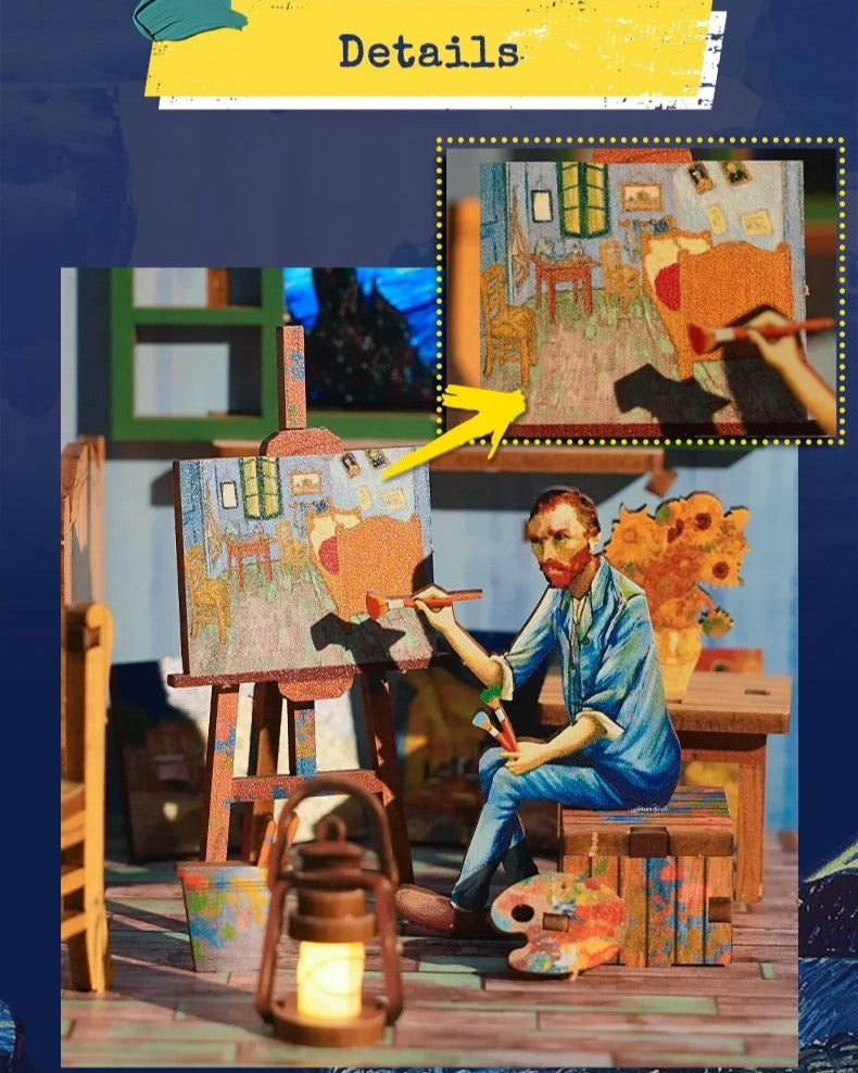 DIY Mini House - Van Gogh's Bedroom