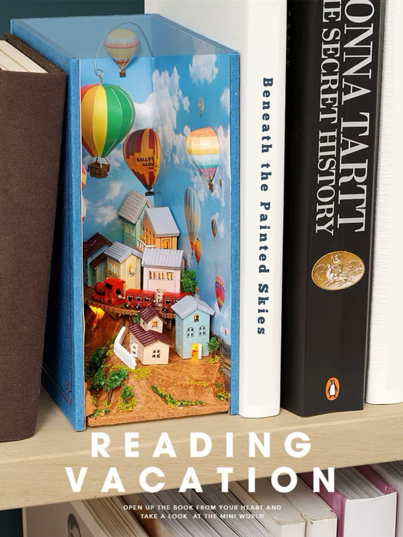 DIY Book Nook - Hot Air Balloon Valley