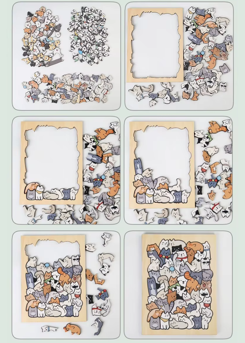 Unique Puzzles - Animal Stacking