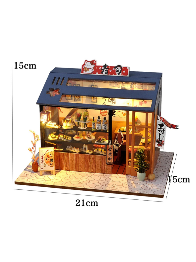DIY Mini House - Hanami Sushi Stop