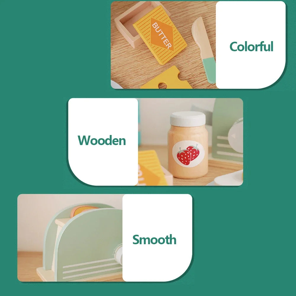 Montessori Toy Set - Toast Making