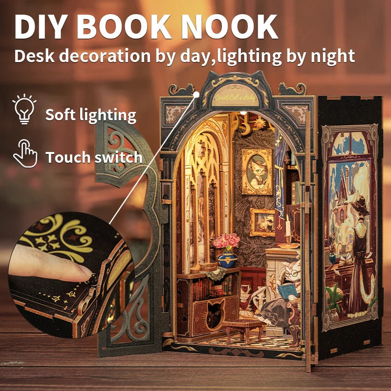 DIY Book Nook - Aristocat's Study