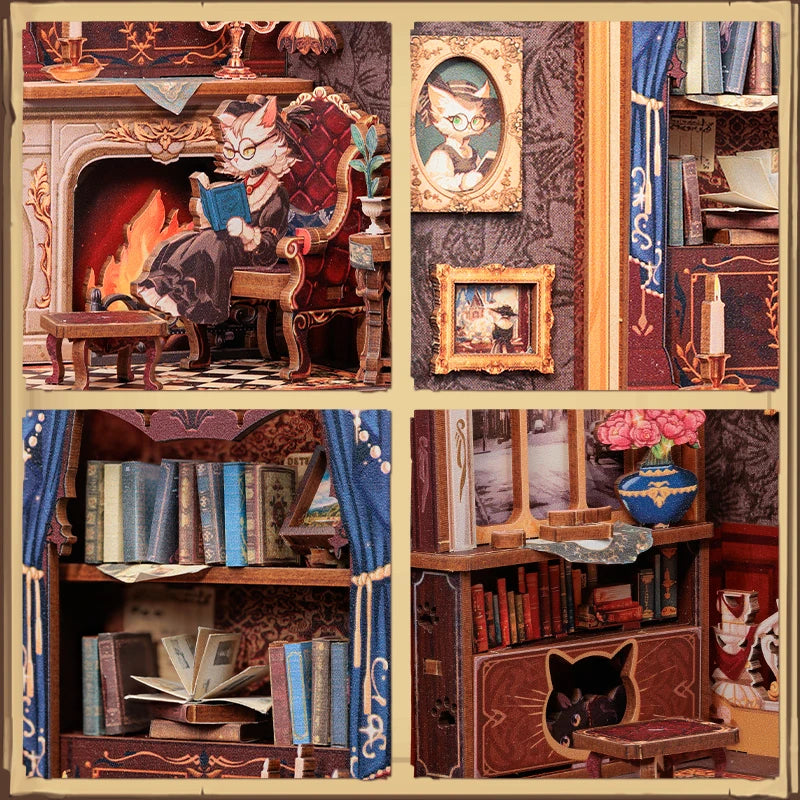 DIY Book Nook - Aristocat's Study