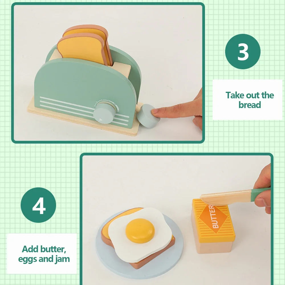 Montessori Toy Set - Toast Making