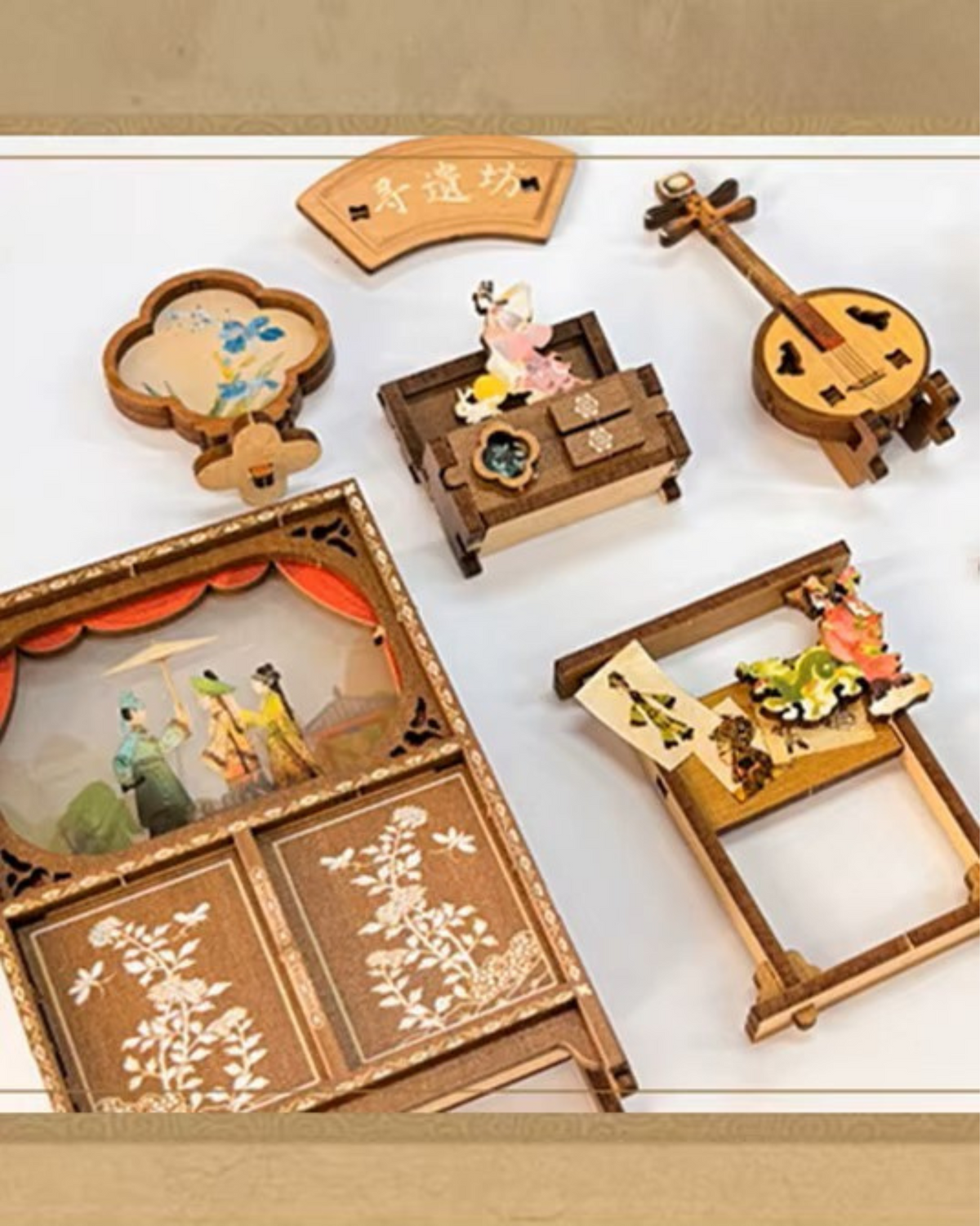DIY Book Nook - Chinese Artifact Collection