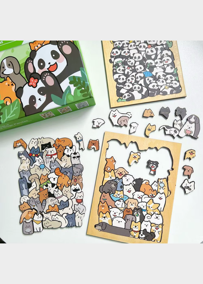 Unique Puzzles - Animal Stacking