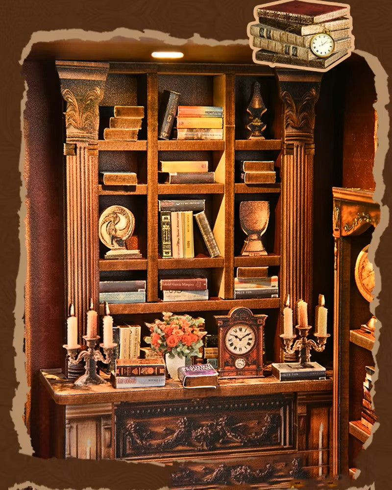 DIY Book Nook - Oak Hearth Reading Room