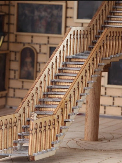 DIY Book Nook - Staircase Hall of Portraits