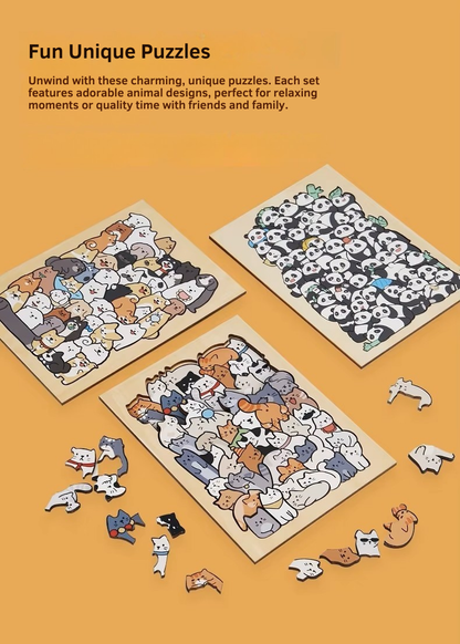 Unique Puzzles - Animal Stacking
