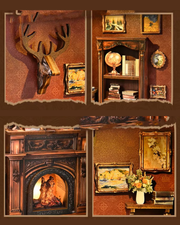 DIY Book Nook - Oak Hearth Reading Room