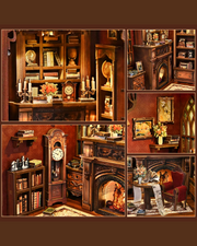 DIY Book Nook - Oak Hearth Reading Room