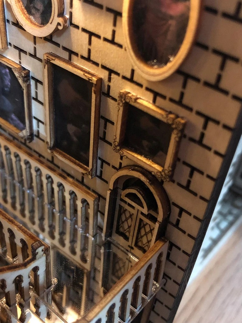 DIY Book Nook - Staircase Hall of Portraits