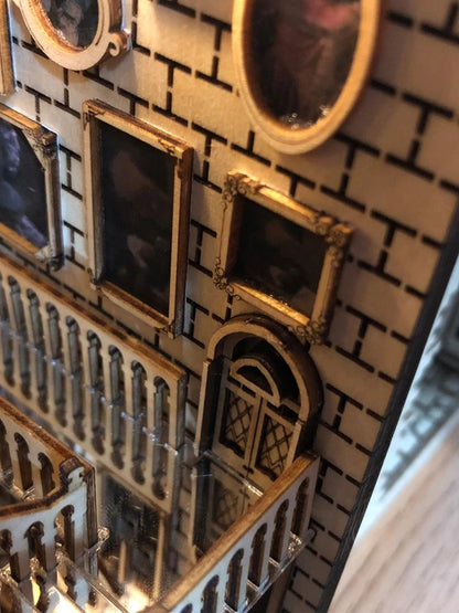 DIY Book Nook - Staircase Hall of Portraits