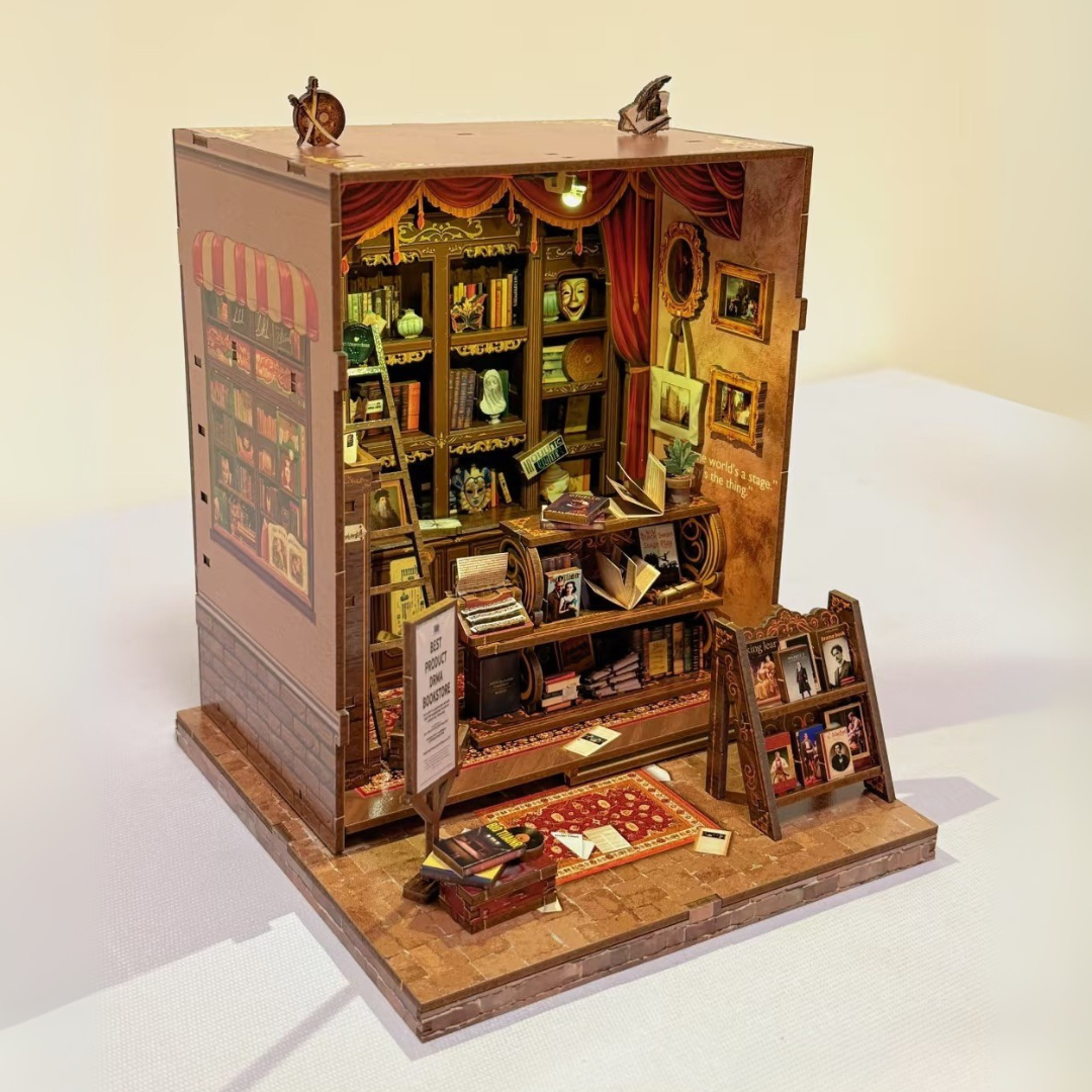 DIY Book Nook - Velvet Bookshop