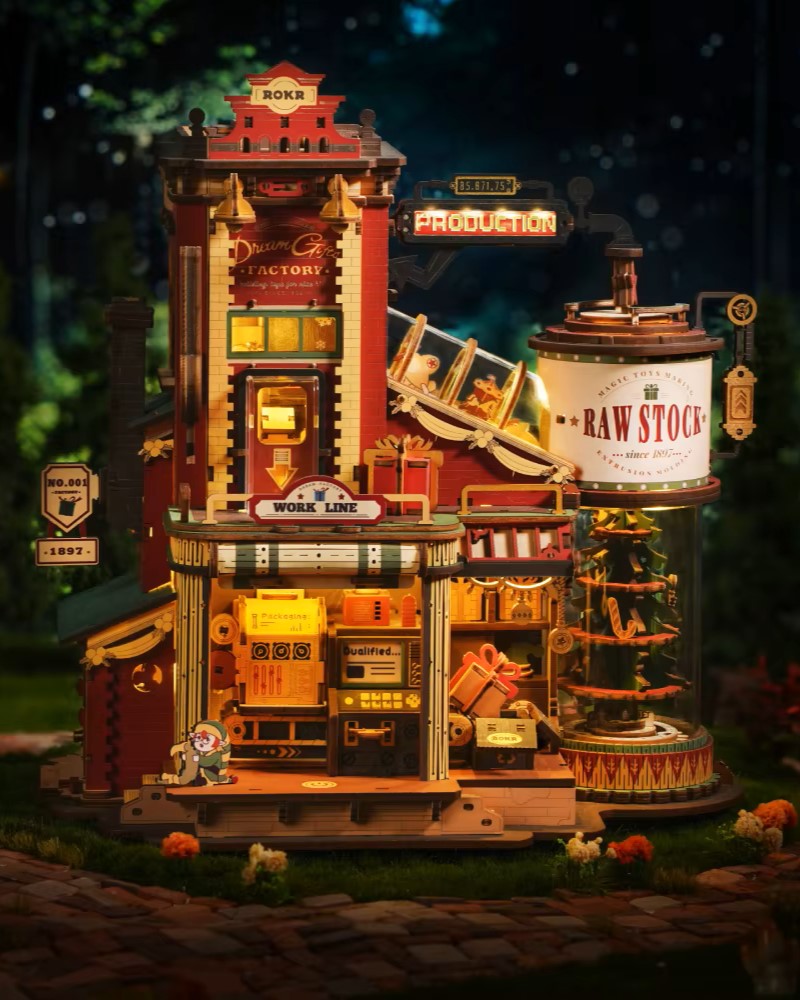 DIY Mini House - Christmas Gift Factory