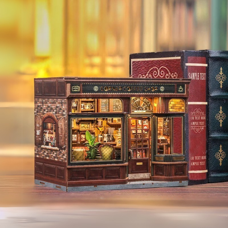 DIY Mini House - Retro Coffee Shop